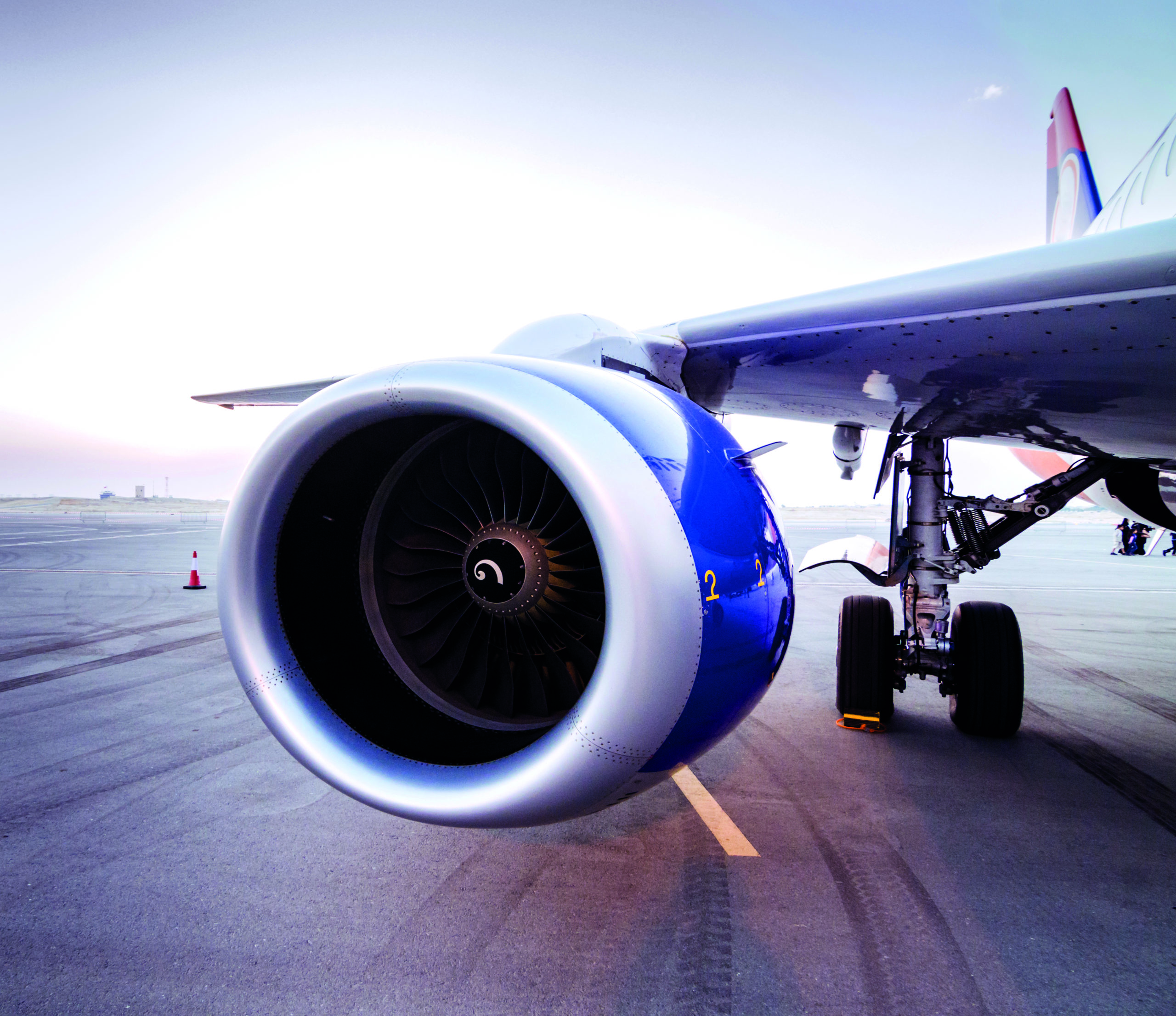 Airplane Turbine Detail